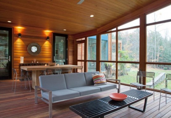 Modern House With A Rustic Exterior And Calm Interior Modern House With A Rustic Exterior And Calm Interior