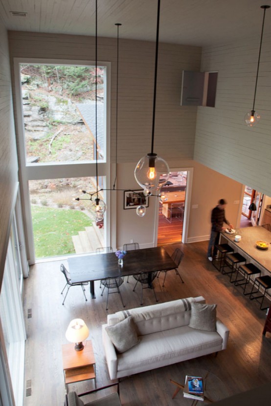 Modern House With A Rustic Exterior And Calm Interior Modern House With A Rustic Exterior And Calm Interior