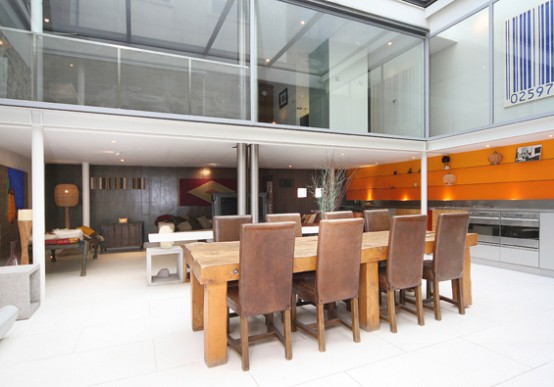 Modern House With Three Floors