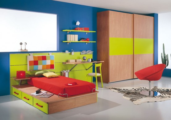 Modern Kids Room Decor Idea