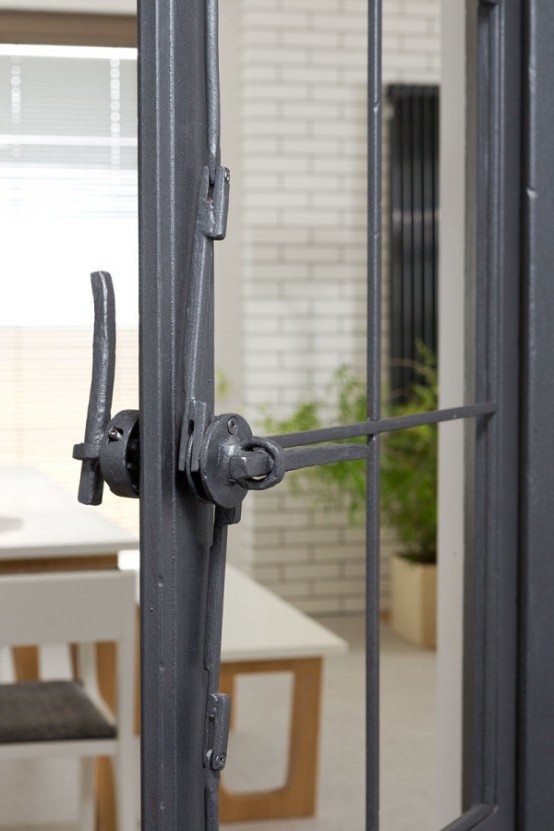 Modern Kiev Apartment With White Brick Walls