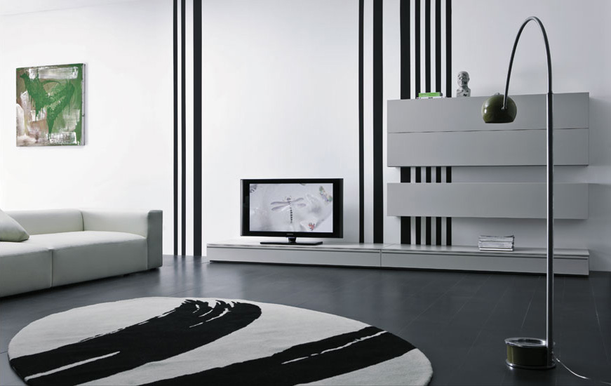 Modern Lacquered TV Cabinets – Spazio Box from Pianca | DigsDigs