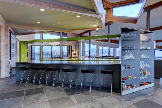 Modern Mountain Residence With Stunning Views Modern Mountain Residence With Stunning Views