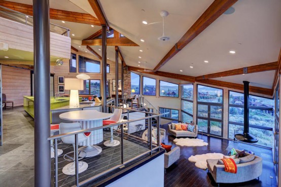 Modern Mountain Residence With Stunning Views Modern Mountain Residence With Stunning Views