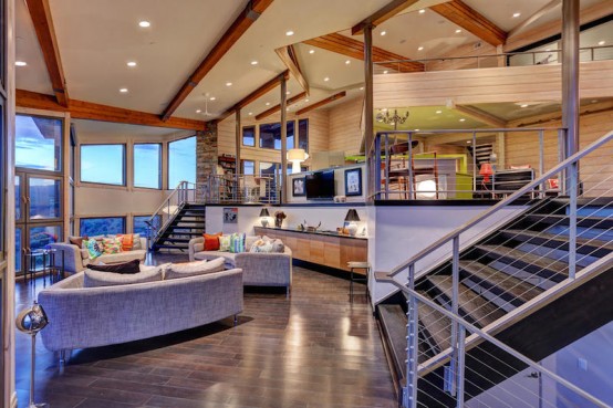 Modern Mountain Residence With Stunning Views Modern Mountain Residence With Stunning Views