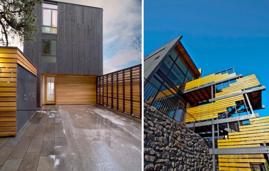 Modernist House On The Slope With Commaniding Views Modernist House On The Slope With Commaniding Views