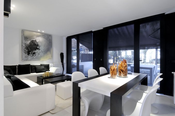 a-cero,black and white interior, black and white interior design,  black house design, contemporary prefab house, modern modular house,  modern prefab house, modular home, modular house, prefab home, modern  home designs, prefab home designs