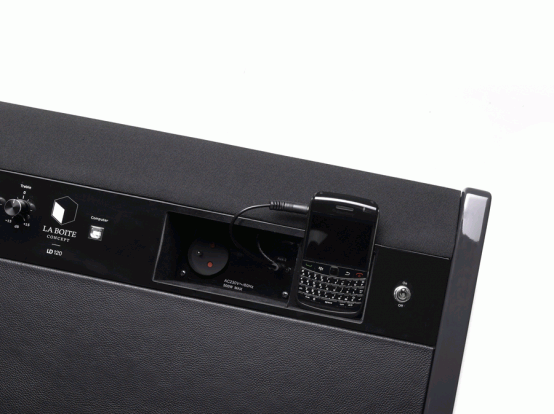 Compact Multimedia Laptop Desk With Built-In Speakers System