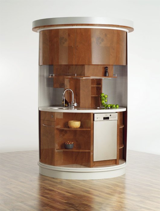 designs for small kitchens. Original Circle Kitchen For Small Space. furniture for small kitchen, 