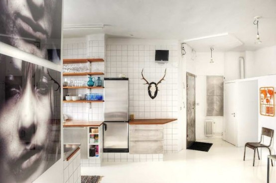 Original Scandinavian Interior With Play Of Materials And Colors