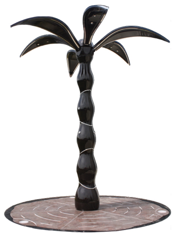 UltraModern PalmTree Garden Shower DigsDigs