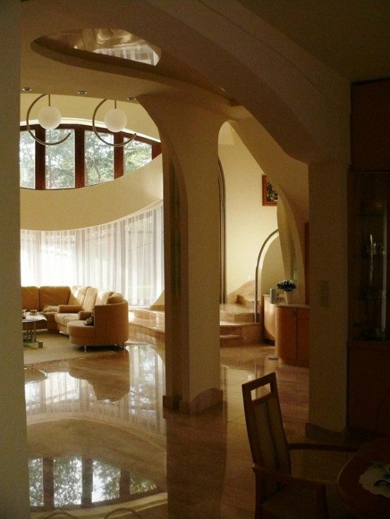 Polish Residence With Unusual Architectural Features