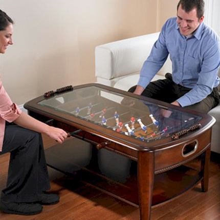 convertible coffee table, convertible dining tables, foosball coffee table, 