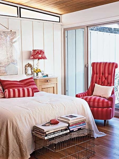 Phòng ngủ quyến rũ với gam màu đỏ (28)