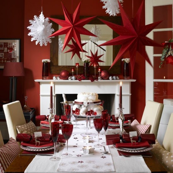 40 Christmas Decoration Ideas In All Shades Of Red | DigsDigs