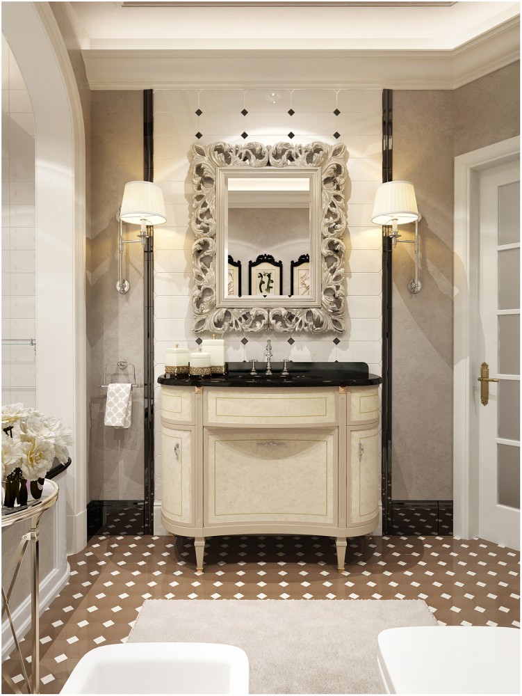 refined bathroom design inspired by coco chanel style digsdigs refined bathroom design inspired by coco chanel style digsdigs