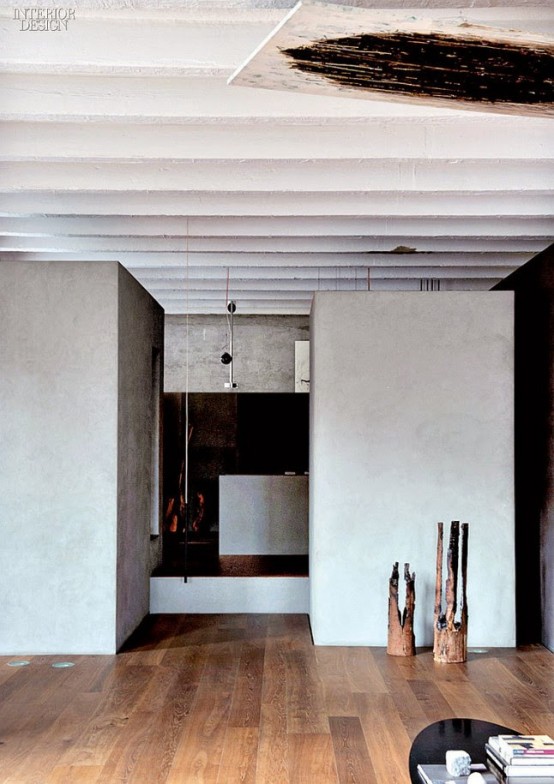 Refined Industrial Loft With A Strong Masculine Character