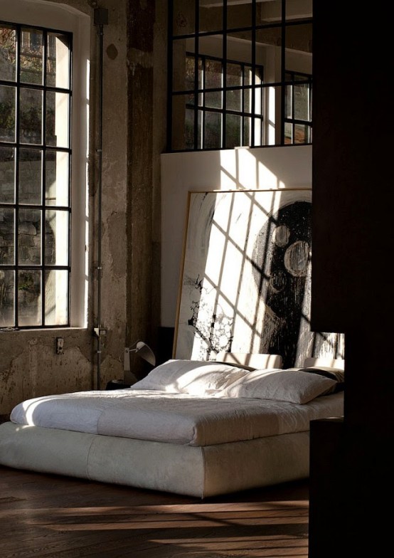 Refined Industrial Loft With A Strong Masculine Character