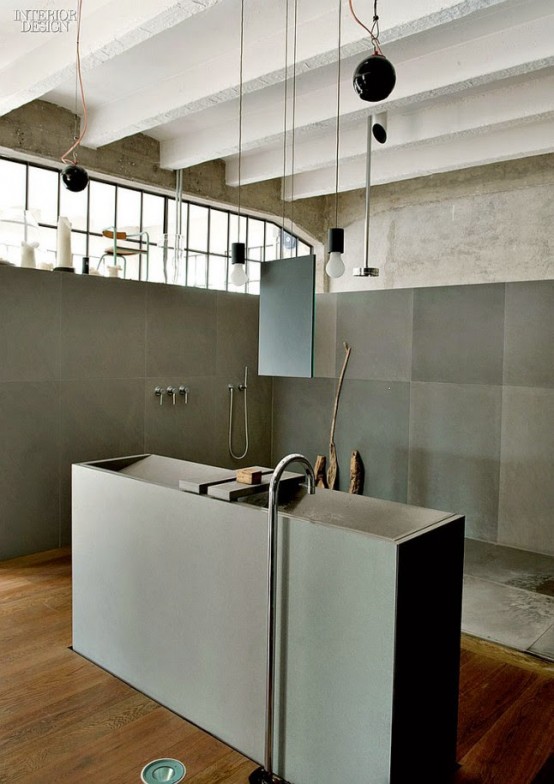 Refined Industrial Loft With A Strong Masculine Character