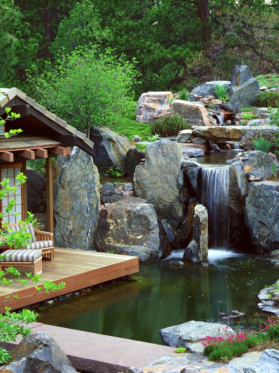 Relaxing Backyard And Garden Waterfalls