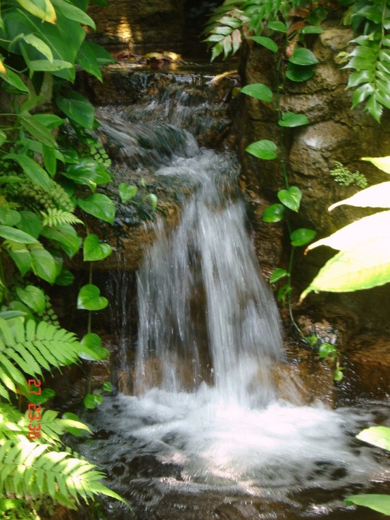 Relaxing Backyard And Garden Waterfalls