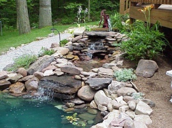 Relaxing Backyard And Garden Waterfalls