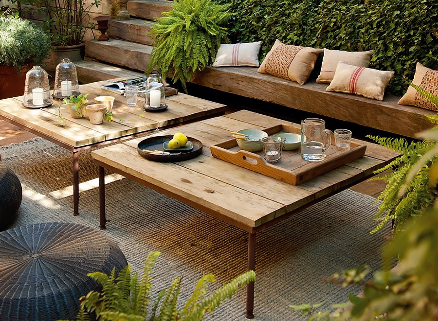Relaxing Terrace Design In Natural Wood And Lots Of Green Relaxing Terrace Design In Natural Wood And Lots Of Green