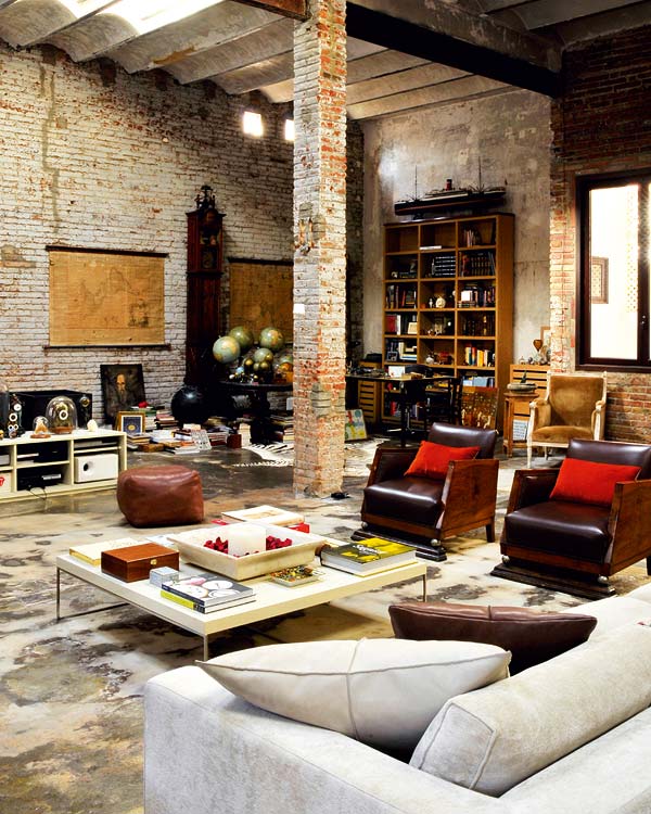 Download this Renovated Loft With... picture