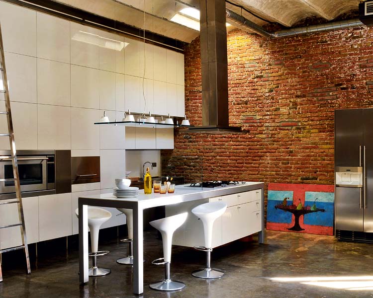 Download this Renovated Loft With... picture