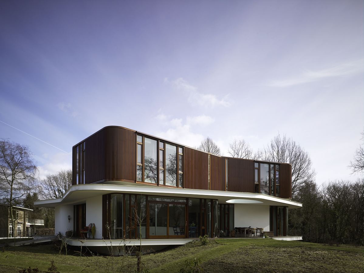 Retro Futuristic House Design by Mecanoo Architecten | DigsDigs