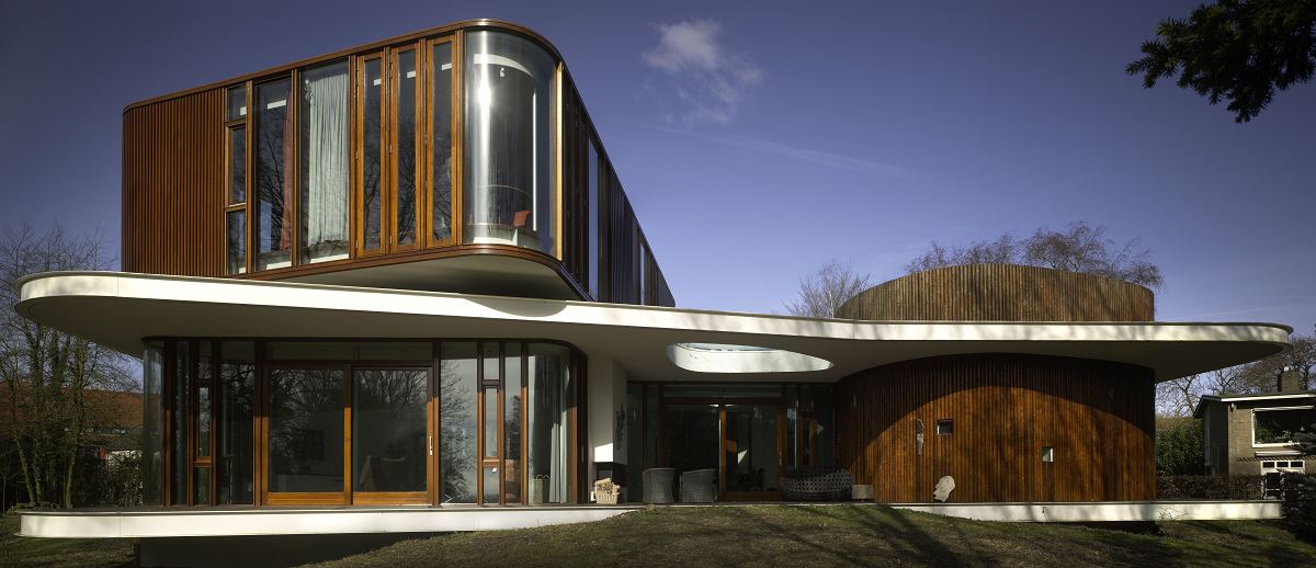 Retro Futuristic House Design by Mecanoo Architecten | DigsDigs