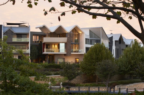 Ribbon House With Unusual Roof