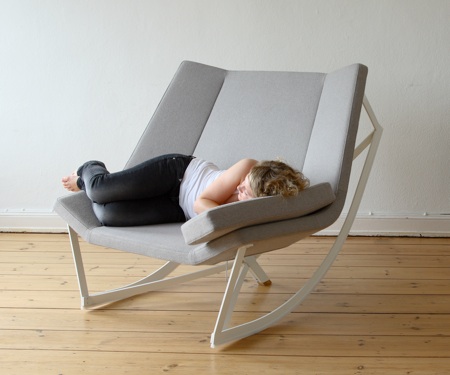 Flexible Rocking Chair With a Padded Seat – Sway by Markus Krauss ...