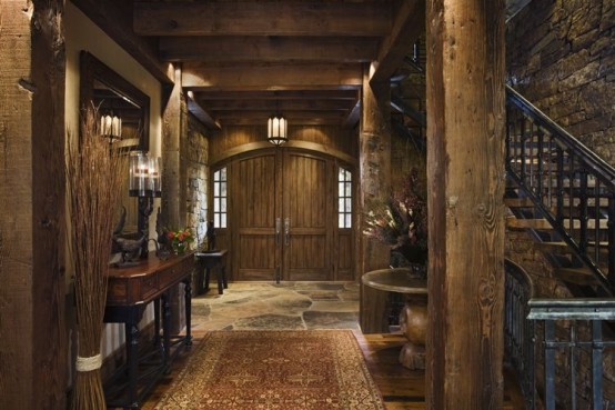 Rustic House Design in Western Style - Ontario Residence ...