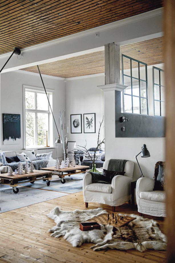 Scandinavian Chic House With Rustic And Vintage Features | DigsDigs
