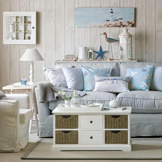37 Sea and Beach Inspired Living Rooms - DigsDigs