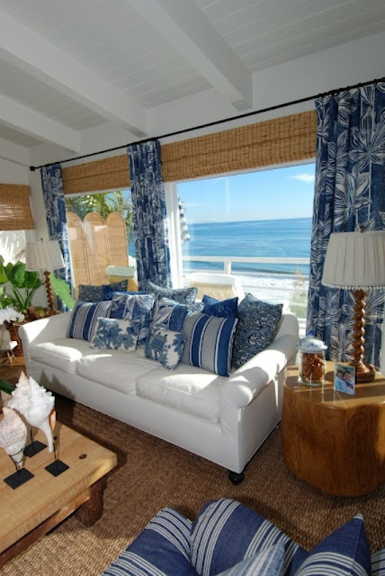 living beach sea rooms inspired coastal cottage digsdigs decor interior california interiors southern curtains window barclay butera classic decoration homes