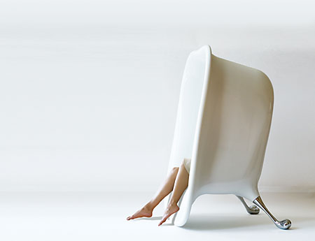 Seatub - bath tub shaped lounge chair