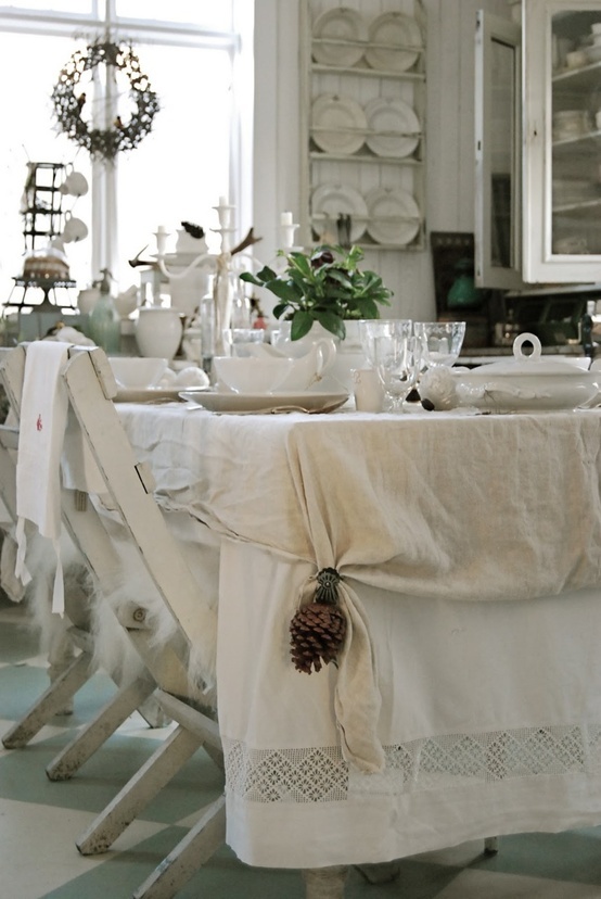 Unique Shabby Chic Dining Room Decor With Luxury Interior