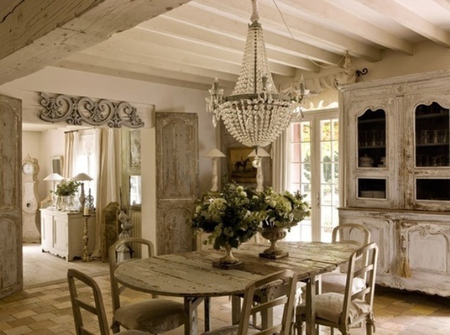 pinterest shabby chic dining room