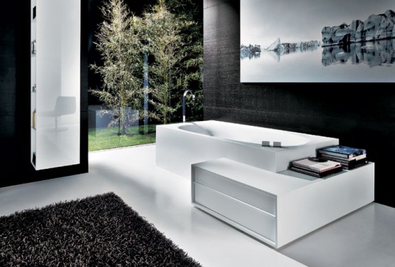 Shape minimalist bathroom