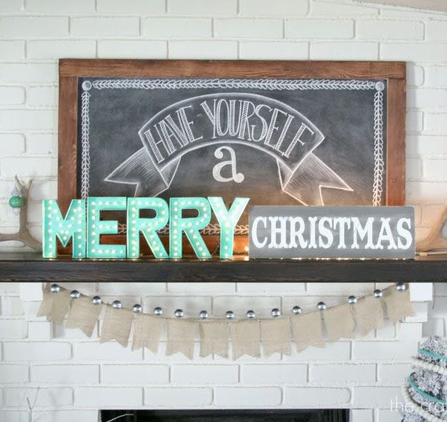 32 Shining Marquee Signs Ideas For Christmas Décor DigsDigs