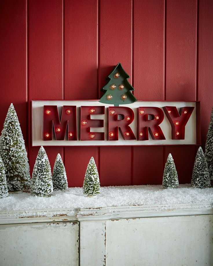 32 Shining Marquee Signs Ideas For Christmas Décor DigsDigs
