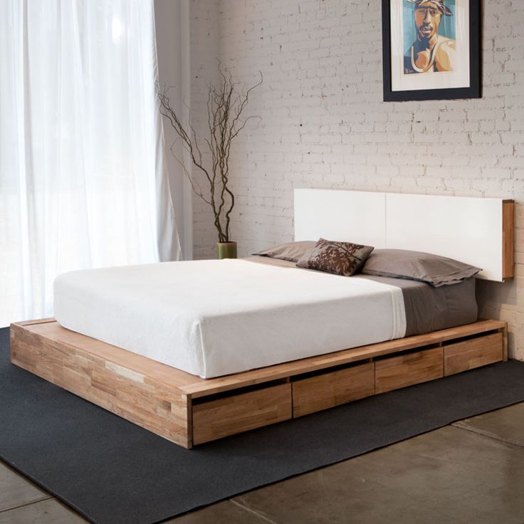 28 Simple And Elegant Mid-Century Modern Beds | DigsDigs
