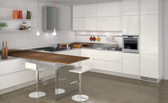 Simple and sleek kitchen design 2 554x339