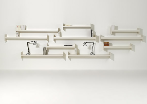 Simple Shelf System That Offers A Lot Of Room For Books – Wink by ...
