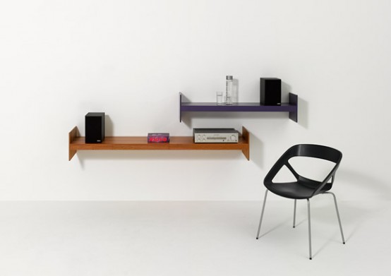 Simple Shelf System That Offers A Lot Of Room For Books – Wink by ...