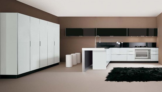 Sleek Glossy Kitchen Design