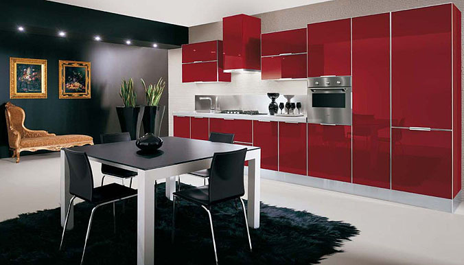 contemporary kitchen ideas, glossy kitchen cabinets, glossy kitchens, 