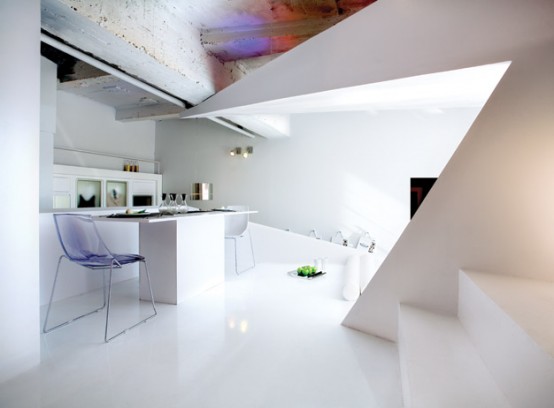 Small Designer Futuristic Apartment    apartment design small Interior interior Design futuristic Homes